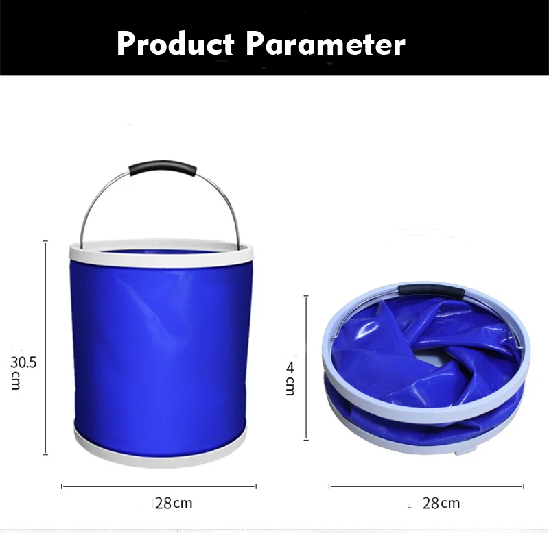 20L стиральной машине ведро Многофункциональный Портативный Открытый Отдых Складная ведро рыбалка ведро автомобиль стиральные
