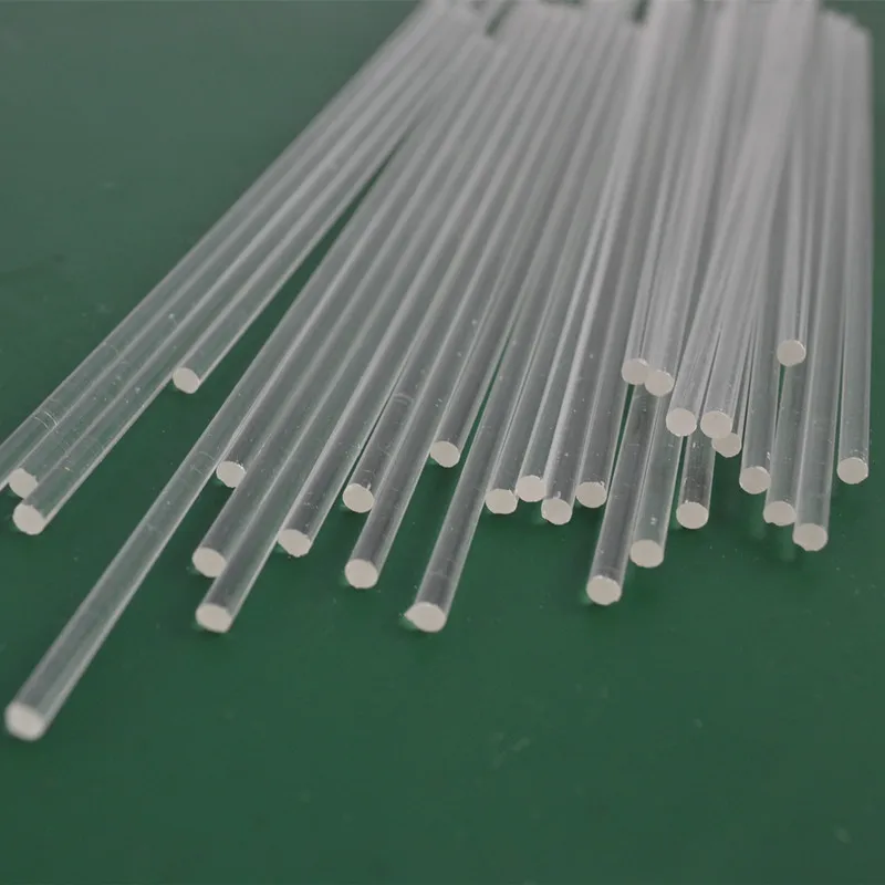 3MM SOLID CLEAR PERSPEX ACRYLIC ROD PLASTIC BAR 5 PACK 