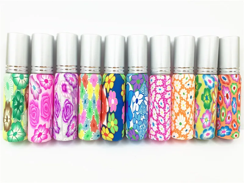 

10pcs/lot 10ml atomizer perfume bottles polymer clay empty small perfume spray glass bottle wholesale