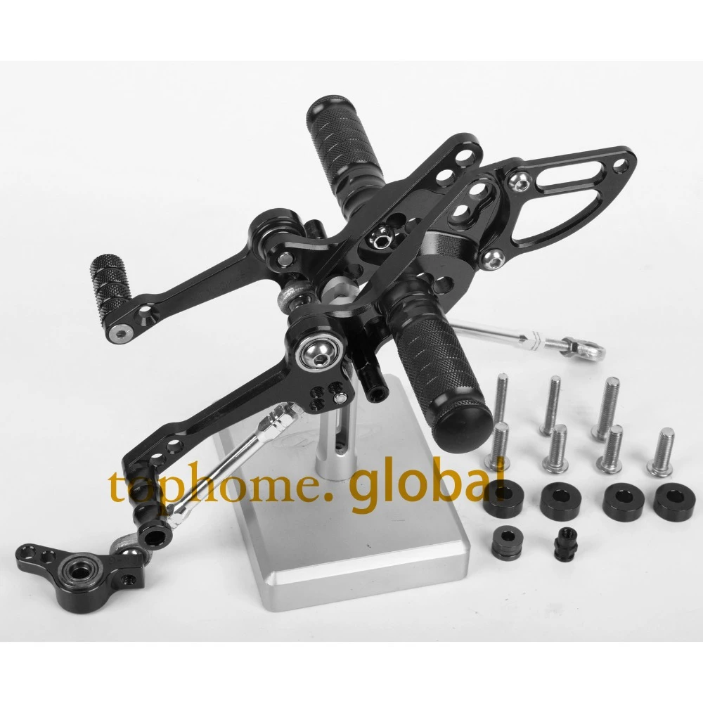 CNC Adjustable Rearsets Footrest Rear Set Foot Pegs For Ducati 848 1098