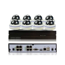 Full-HD 1080P 2MP 8CH POE Security IP Camera System Network P2P surveillance Indoor Night Vision 8CH POE NVR Onvif 2.1 CCTV Kit