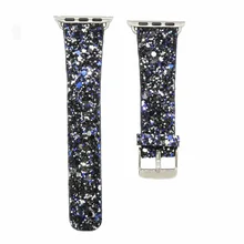 glowing leather Watch Band For Apple Watch 38mm 42mm High Quality Replacement Strap For Apple Watch Series