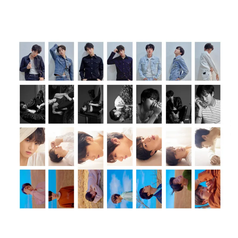 KPOP BTS Bangtan Boys LOVE YOURSELF Tear Album Transparent Photo Card