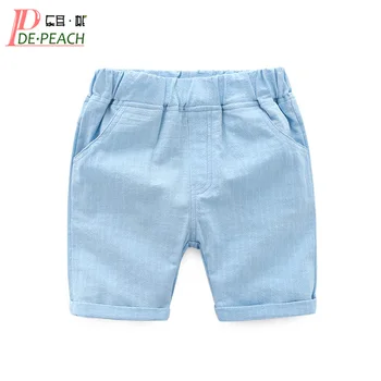 

DE PEACH 3-8 Years Baby Boys Striped Shorts Pants 2018 New Summer Boys Casual Pants Kids Beach Shorts Cotton Children's Clothing