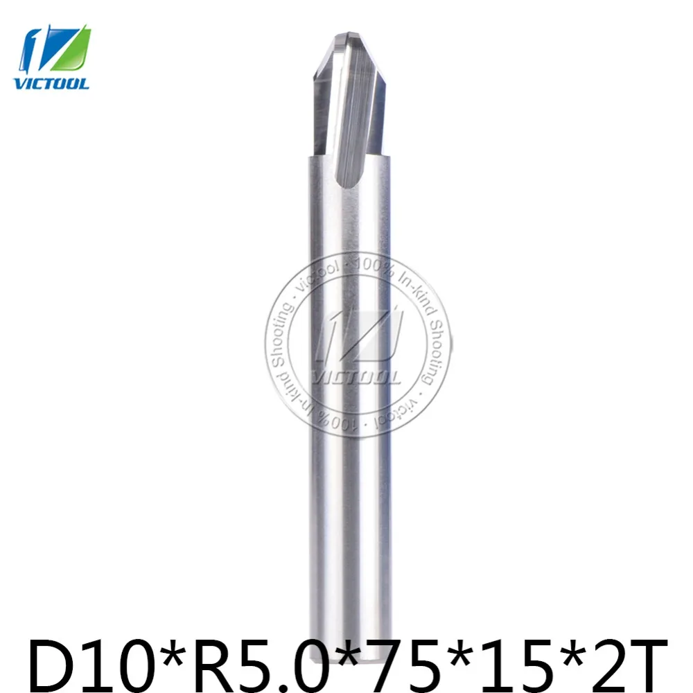 

D10*75*15*2T High Hardness Cermet Milling Cutter Machining Cast iron And Stainless Steel 2-flute End Mills Straight Shank Tools