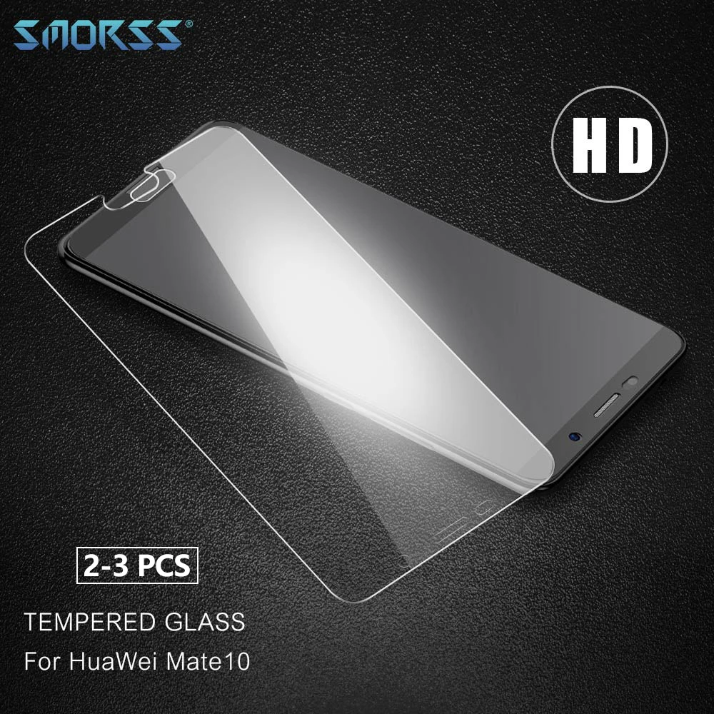 SMORSS 3 PCS HD Tempered Glass Phone Protection Film for Huawei P9 High Quality Anti fingerprint