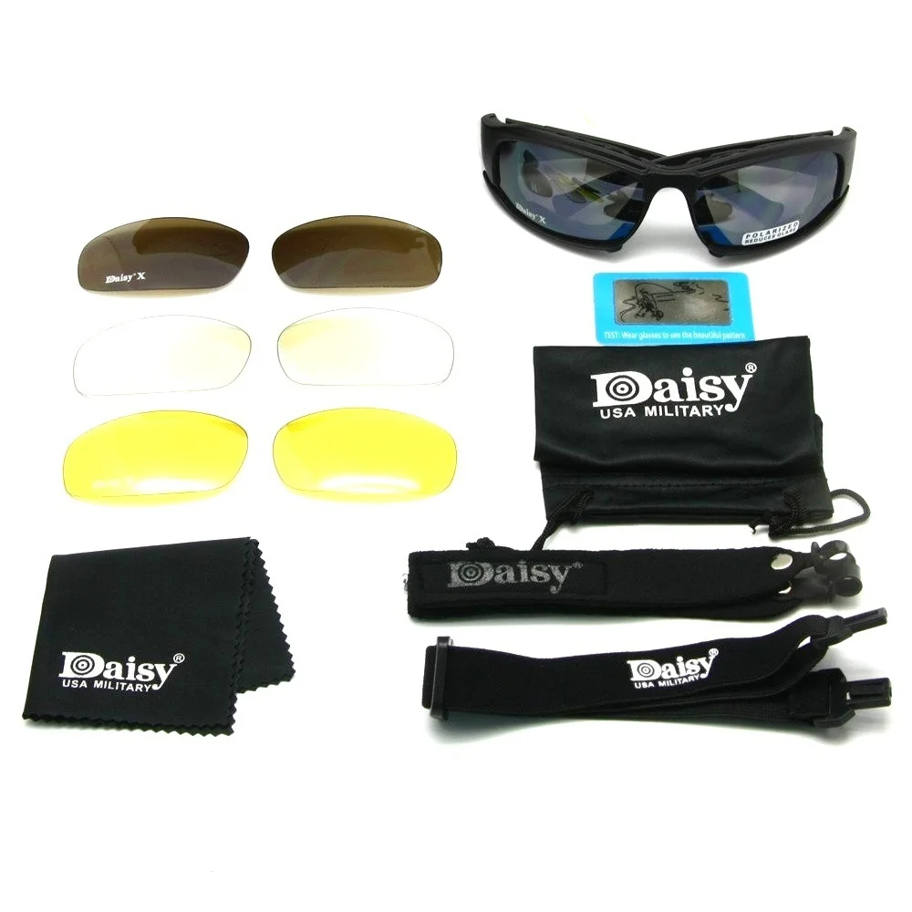 

Men outdoor sport goggles Tactical daisy X7 Glasses Military Goggles Bullet-proof Army Sunglasses