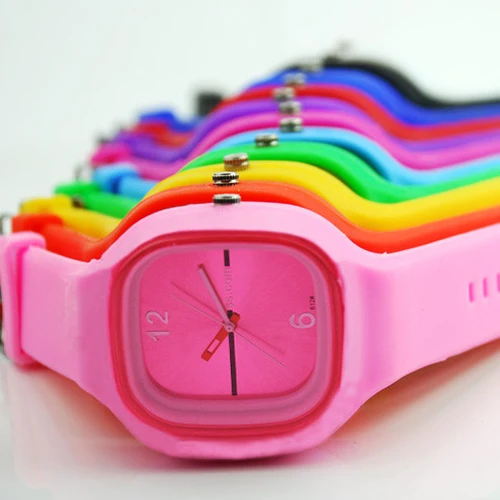 

Men Women Square Dial Jelly Silicone Fashion 2018 Sport Quartz Simple Bracelet Wrist Watch Clock Popular dropshipping