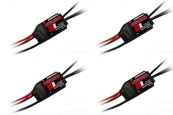 

4X Hobbywng SKYWALKER 20A Build-in BEC 2A Brushless ESC Multi-Rotor Copter free shipping
