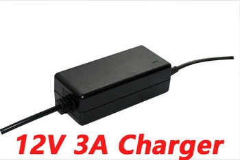 

12.6V 3A power charger,12.6V charger for CCTV battery pack,3A charger for 12V lithium battery 12V 18650 charger battery