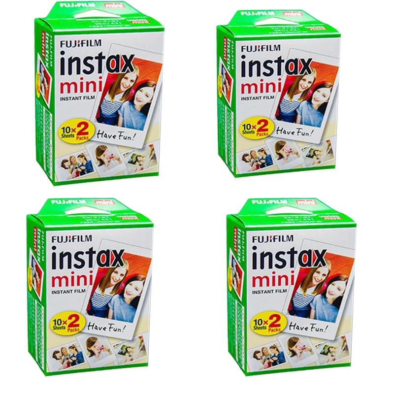 Оригинал Fuji Fujifilm Instax Mini 8 пленка 80 листов белая кромка фотобумага для Polaroid 7 s 90 25 55