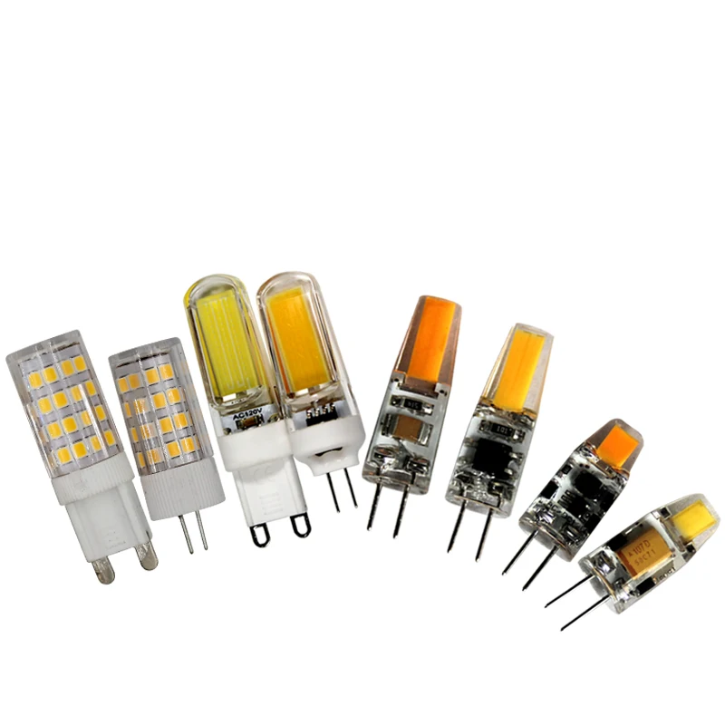 

led lamp G4 cob 3W 6W 12v warm white G9 110v 220V 5W 7W light bulb Branch chandelier replacing small light bulb for home