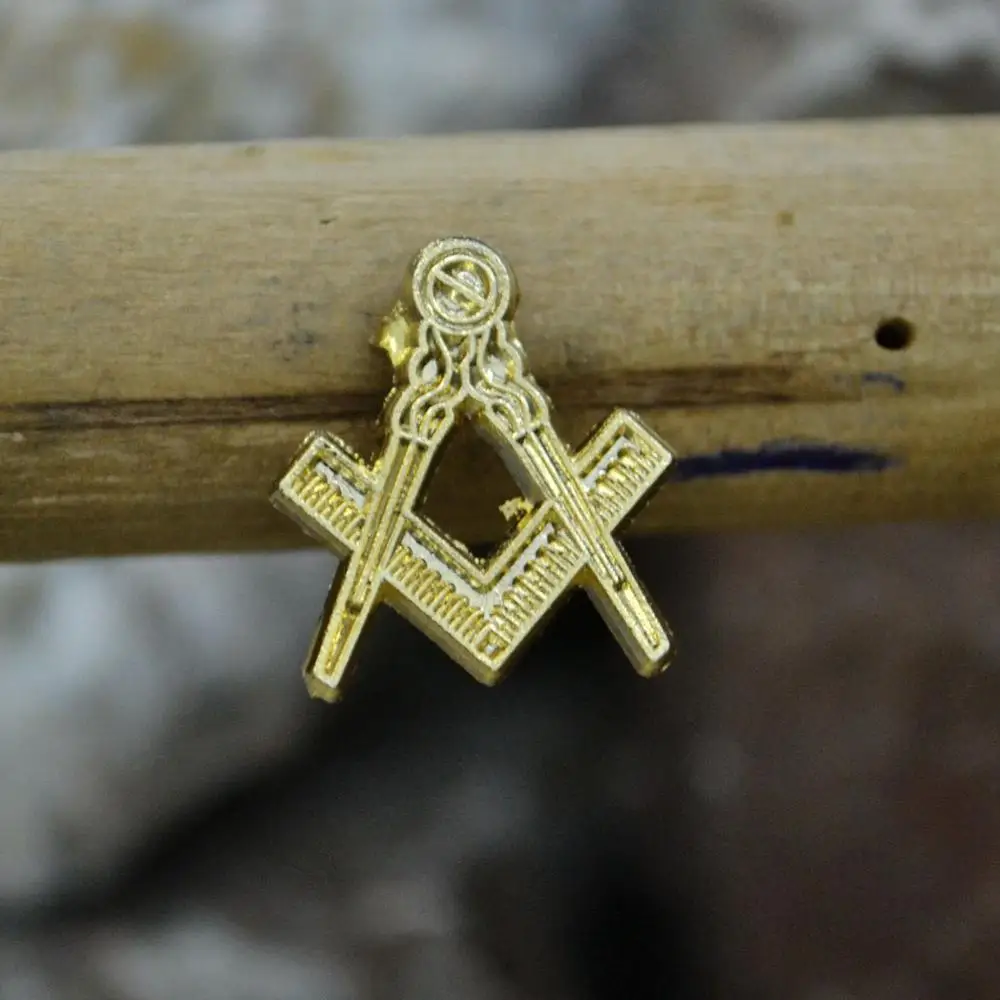 

Masonic Lapel Pins Badge Mason Freemason B60 Compass And Square Hollow out 1.4 and 1.6cm