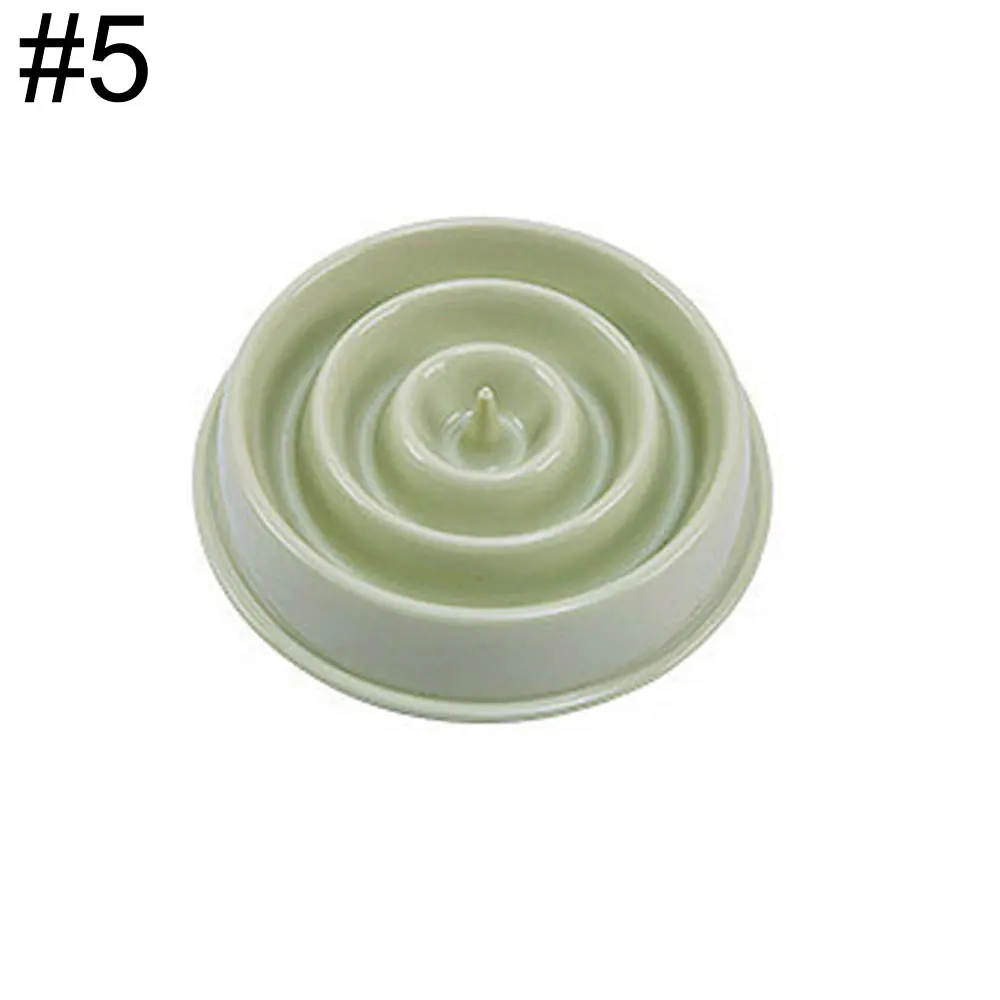 Green-5 1 шт. чаша для медленной подачи домашних животных, чаша для собачьих пазлов Bloat Stop лабиринт, Интерактивная забавная миска для медленной подачи с противоскользящим дизайном - Цвет: Green-5