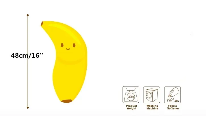 Забавные Мягкие флиса с принтом в виде улыбающегося банана или с черным sunglassese банан плюшевые фрукты игрушки подушки, украшение для дома, мерила 48 см