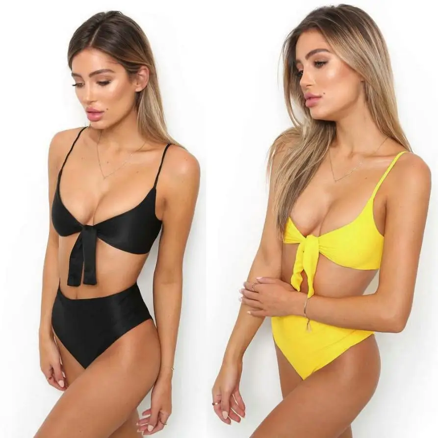 

NEW Sexy Womens Bikini Set Swimsuit High Waist Ladies Bathing Suit Swimwear Beachwear Women's Swimsuits Beach Bathing Suits