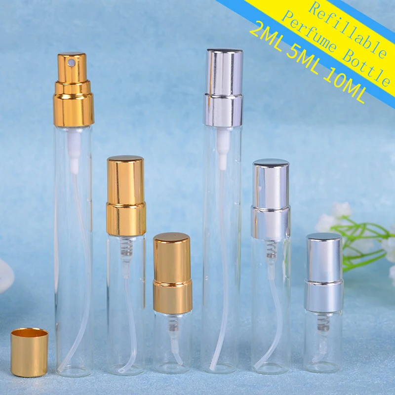 MUB-Fashion мини стеклянный спрей флакон-помпа для духов, дорожный распылитель для Parfum, портативный пустой косметический контейнер, флакон
