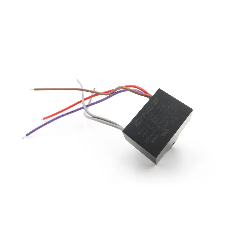 CBB61 4 5 мкФ + 6 250V проводов конденсатор моторного двигателя Электрический