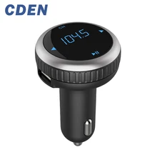 CDEN Car FM Transmitter Bluetooth Handsfree Car MP3 Player USB Wireless Charger FM Modulater Carkit Support TF Card