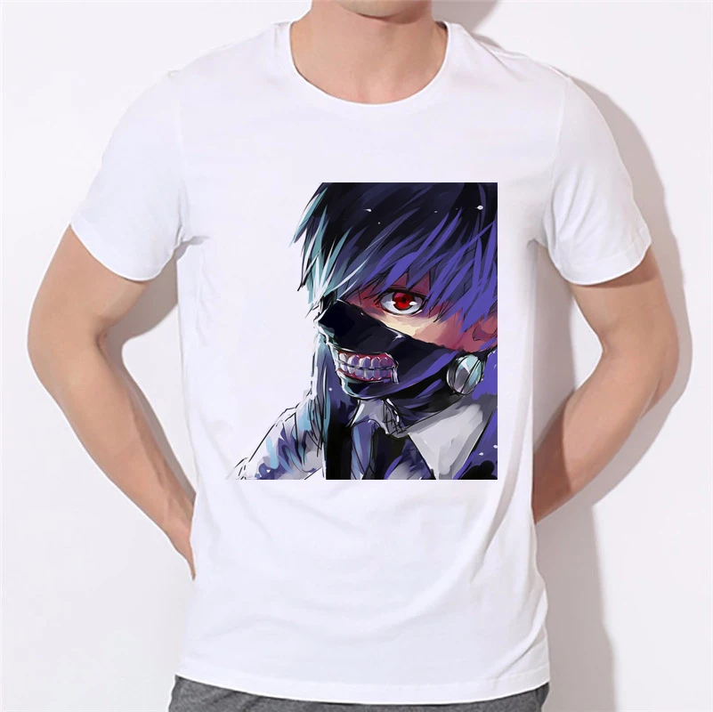 

Summer anime printed Tokyo Ghoul T shirt hot fancy Tokyo Ghoul T-shirt 2020 for women and men tokyo ghoul ken tshirt W28-25#