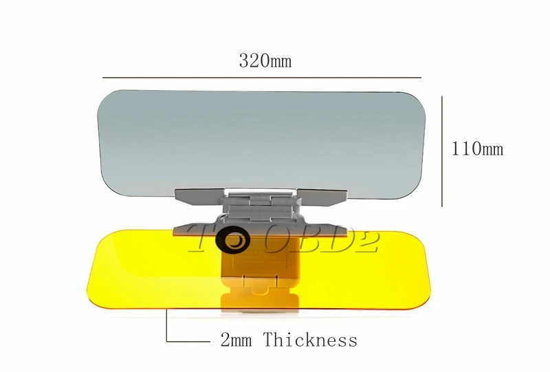 Автомобильный солнцезащитный козырек, переключаемые очки для водителя, солнцезащитные козырьки, Солнцезащитный блок, день, ночное видение, зеркало для вождения, УФ-защита для автомобиля