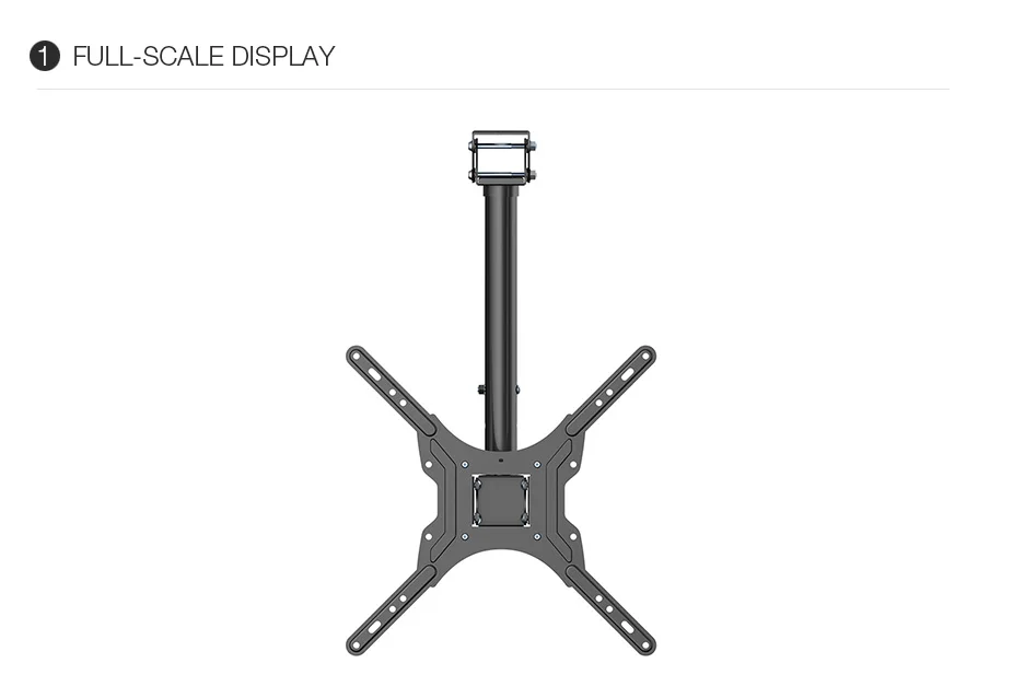 Потолочный ТВ настенное крепление Поворотный кронштейн для наклона светодиодный lcd 4K 2" 32" 40 42 4" 50" 55"