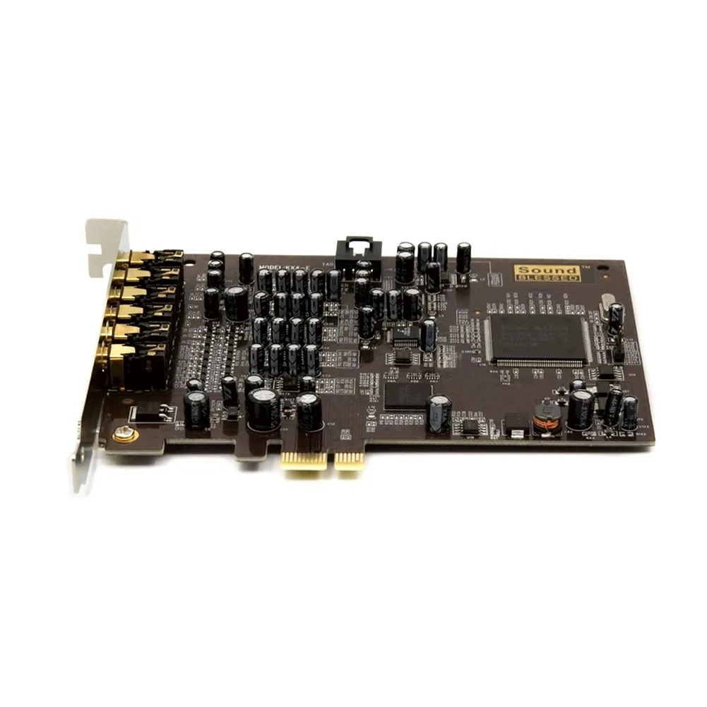 SB1550 7 1 гарнитура микрофон бластер ПК Настольные ноутбуки KTV адаптер пение PCI-e