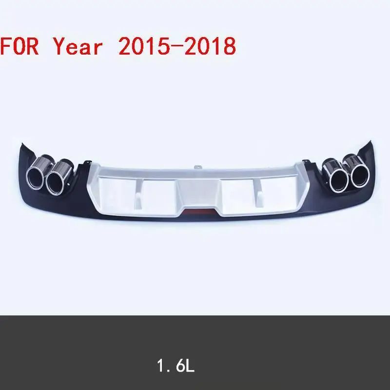 Rear Diffuser tuning Car Lip Automobiles Exterior Styling Mouldings Front Bumpers protector 15 16 17 18 FOR Volkswagen Jetta - Цвет: MODEL A