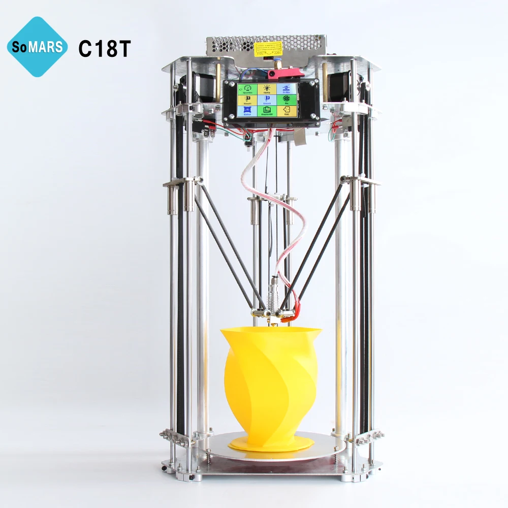 2017 Updated Kossel Full Metal Delta 3D Printer DIY Linear Kit Large