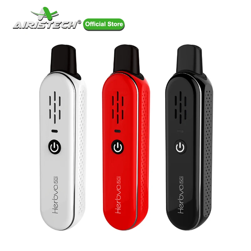 

AIRISTECH Herbva 5G Dry Herb Vaporizer for Weed Portable Vape Pen Kit Temperature Control Ceramic Chamber Electronic Cigarette