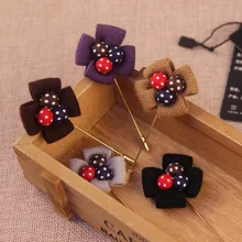 Модная прекрасная роза брошь корсаж кардиган свитер пальто и костюм аксессуары Пряжка для платка Брошь Бижутерия на шейный платок