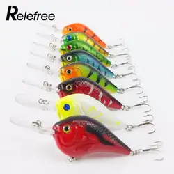 Relefree 8 шт. моделирование Рыболовные приманки бас приманки снасти поставок морской рыбы разные цвета
