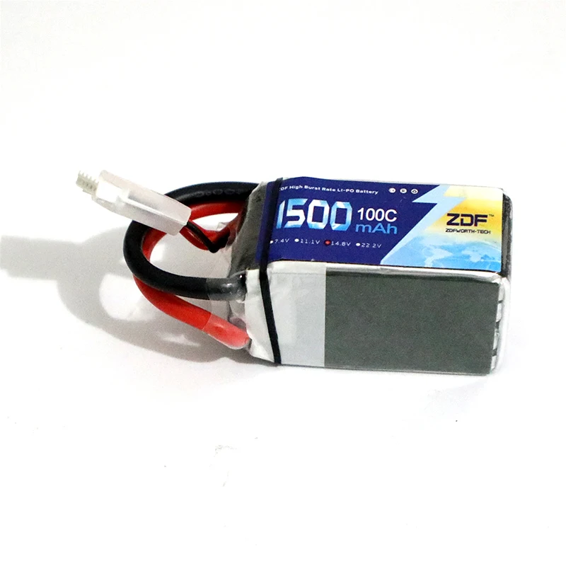 ZDF 1500mAh 14 8 V 4S 100C max 200C Lipo аккумулятор для радиоуправляемого вертолета