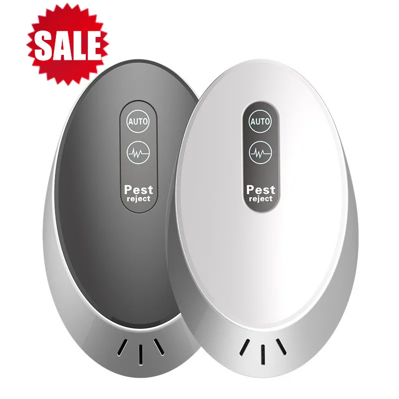 

50% OFF Black White Pest Anti Insect Ultrasonic Reject 160 Square Meters Of Coverage Pest Repeller Electronic Mouse Fly Killer