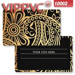 

a10002 card template Pvc white plastic business card - 85.5X54X0.38mm one-faced printing