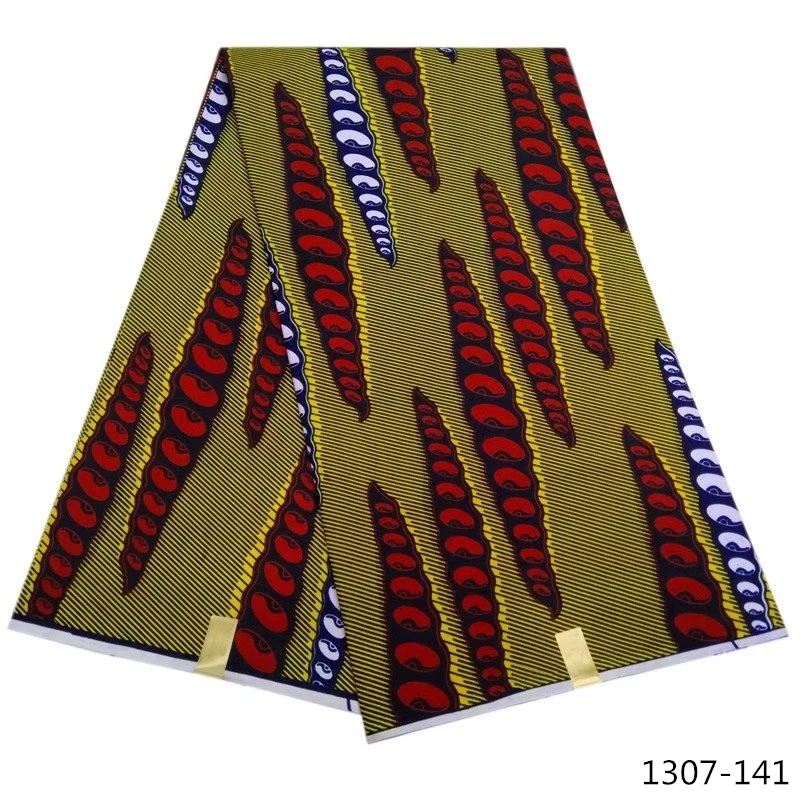 

African wax printed fabrics veritable wax prints real wax nigeria wrappa ankara Africa java wax fabric polyester 1307-14