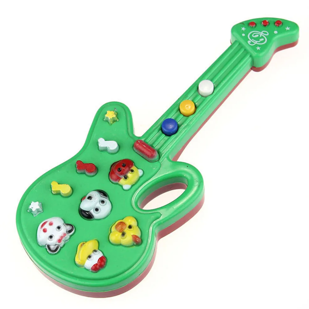 Muqgew для новорожденных милые детские игрушки электронная гитара игрушка детская рифма Музыка Дети подарок игрушечный музыкальный инструмент