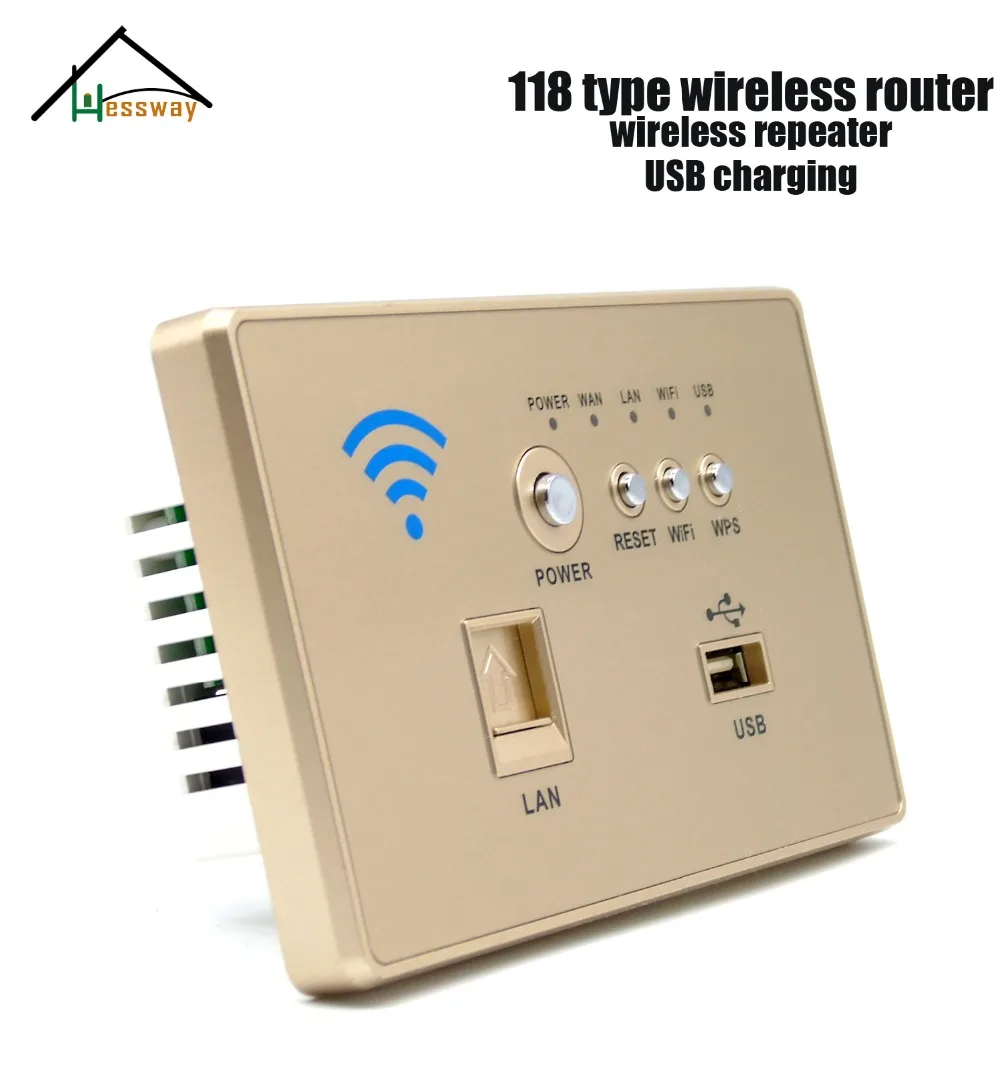 HESSWAY 118 стандартных отелей в настенной панели AP беспроводной маршрутизатор Wi Fi 3G