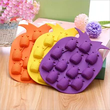 1 шт., форма для приготовления льда, бар, вечерние, для напитков, лоток для льда в форме ананаса, кубик для заморозки, формочки для мороженого