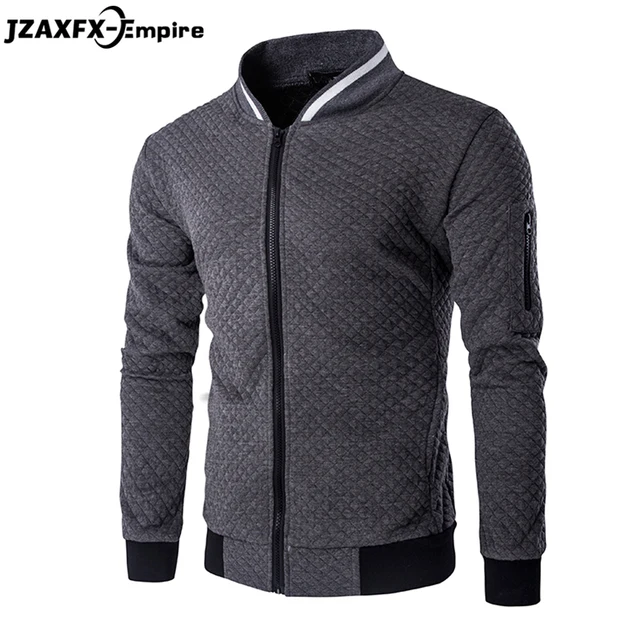 Men's Hoodies Zipper Design Mens Jacket Coat O Neck High