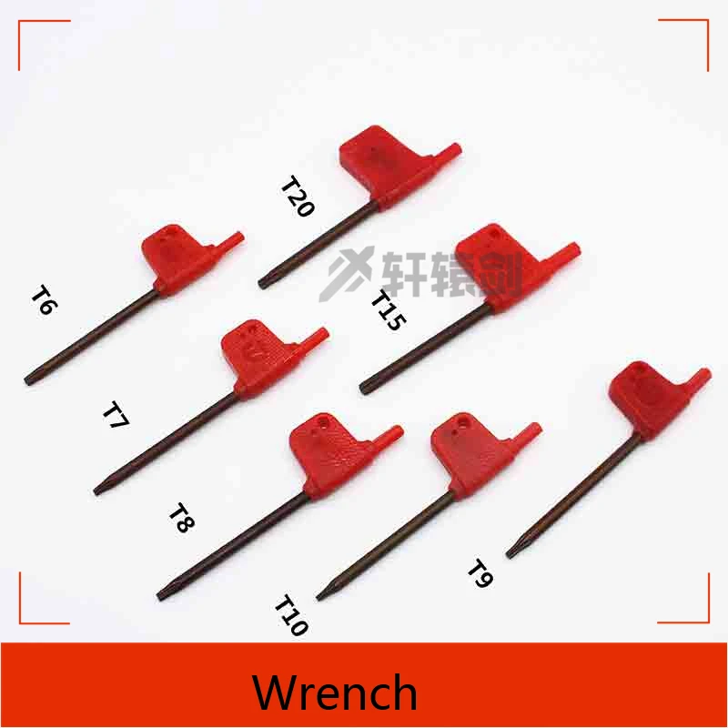 

10PCS T6 T7 T8 T9 T10 T15 T20 Flag Torx Spanner Wrench for CNC Tools Holder Torx Screw Keys