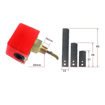 

Free Shipping Water flow switch HFS-15(1/2 inch) DN15 SPDT Liquid Water Flow Paddle Control Switch for Air Conditioner Parts