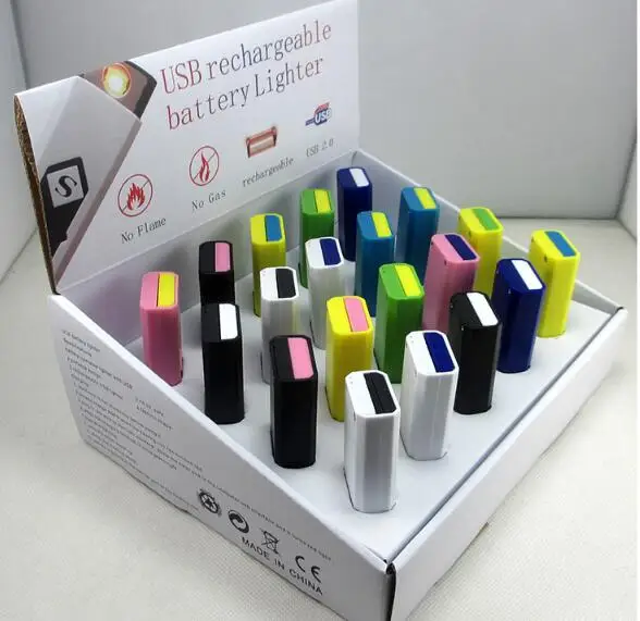 Hot-sale-USB-Electronic-Rechargeable-Battery-Flameless-Cigar-Cigarette-No-flame-Lighter-No-Gas-Fuel-Lighter