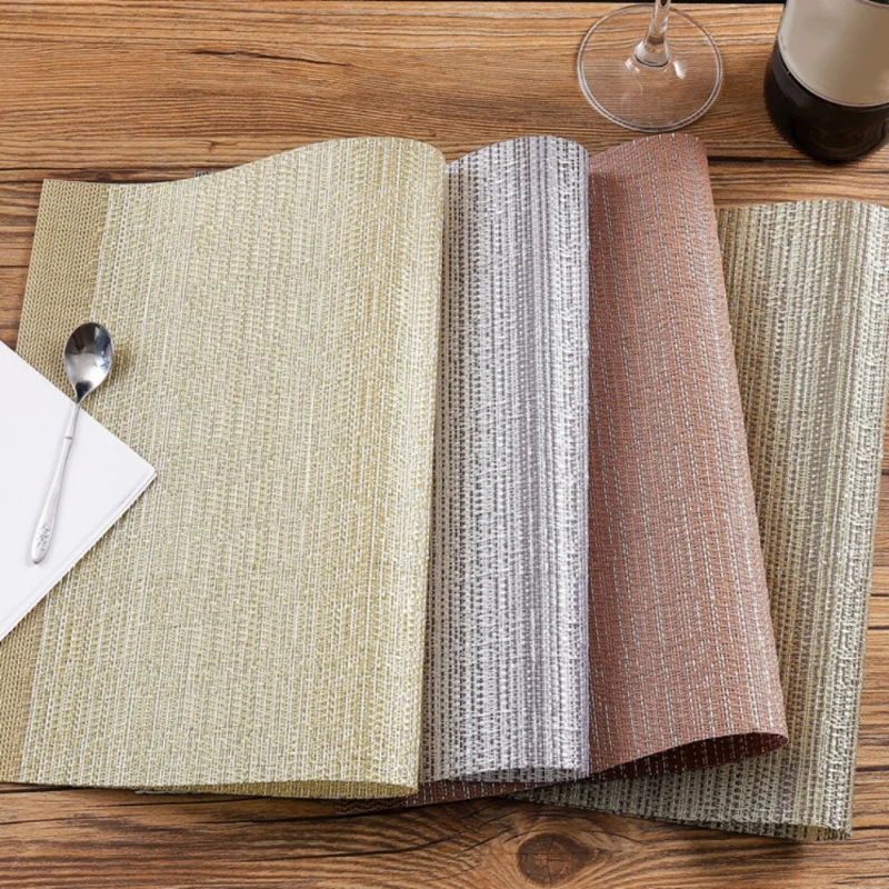 

Place Mats Heat Insulation Placemats Washable Coffee Mats Heat Resistant Kitchen Tablemats For Dining Table