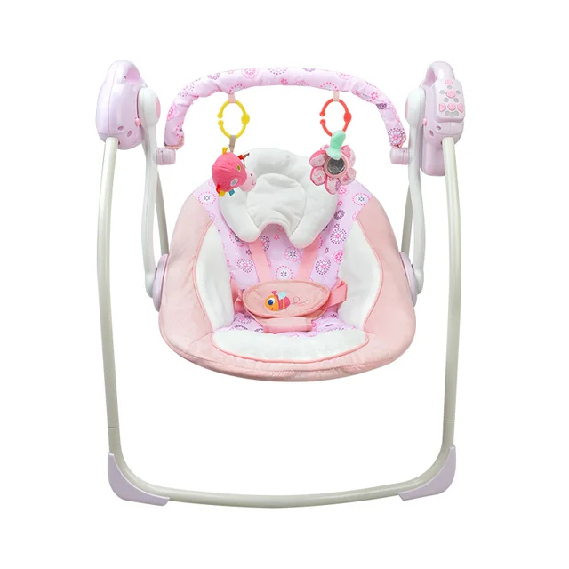 pink baby swing