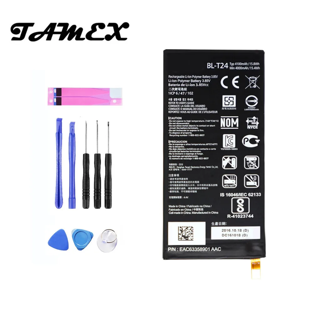 

BL-T24 Li-ion Replacement Battery For LG K220 X Power k220ds k220dsk k220dsz k220y k220z ls755 4100mAh Phone Batteria Free Tools