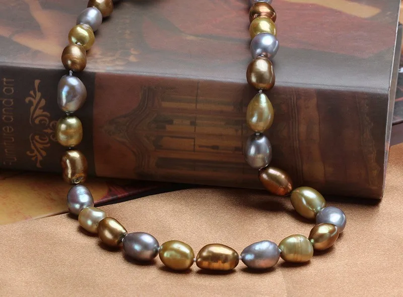 Новая мода барокко жемчужный набор персонализированное жемчужное ожерелье+ браслет Высокое качество барочные жемчужные украшения роскошный подарок для женщин