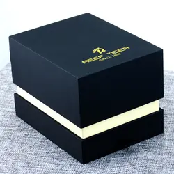 Риф Тигр черный Упаковка Чехол Подарочная коробка для часы платье для мужчин для женщин прямоугольной формы оригинальные часы коробка