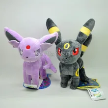 EMS 30/лот 2 шт Espeon& Umbreon плюшевая игрушка 7-" Игра коллекционная мягкая отлично подходит для подарка