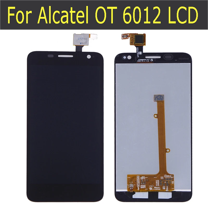 Оригинал для Alcatel One Touch Idol mini OT 6012 OT6012 OT6012D ЖК дисплей и кодирующий преобразователь